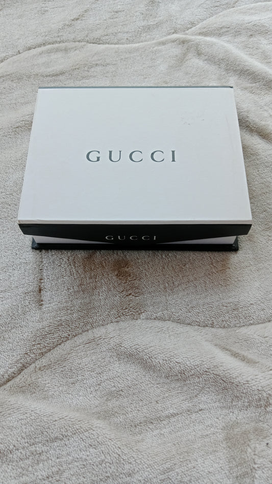 Gucci Small Embossed Logo Genuine Leather Wallet