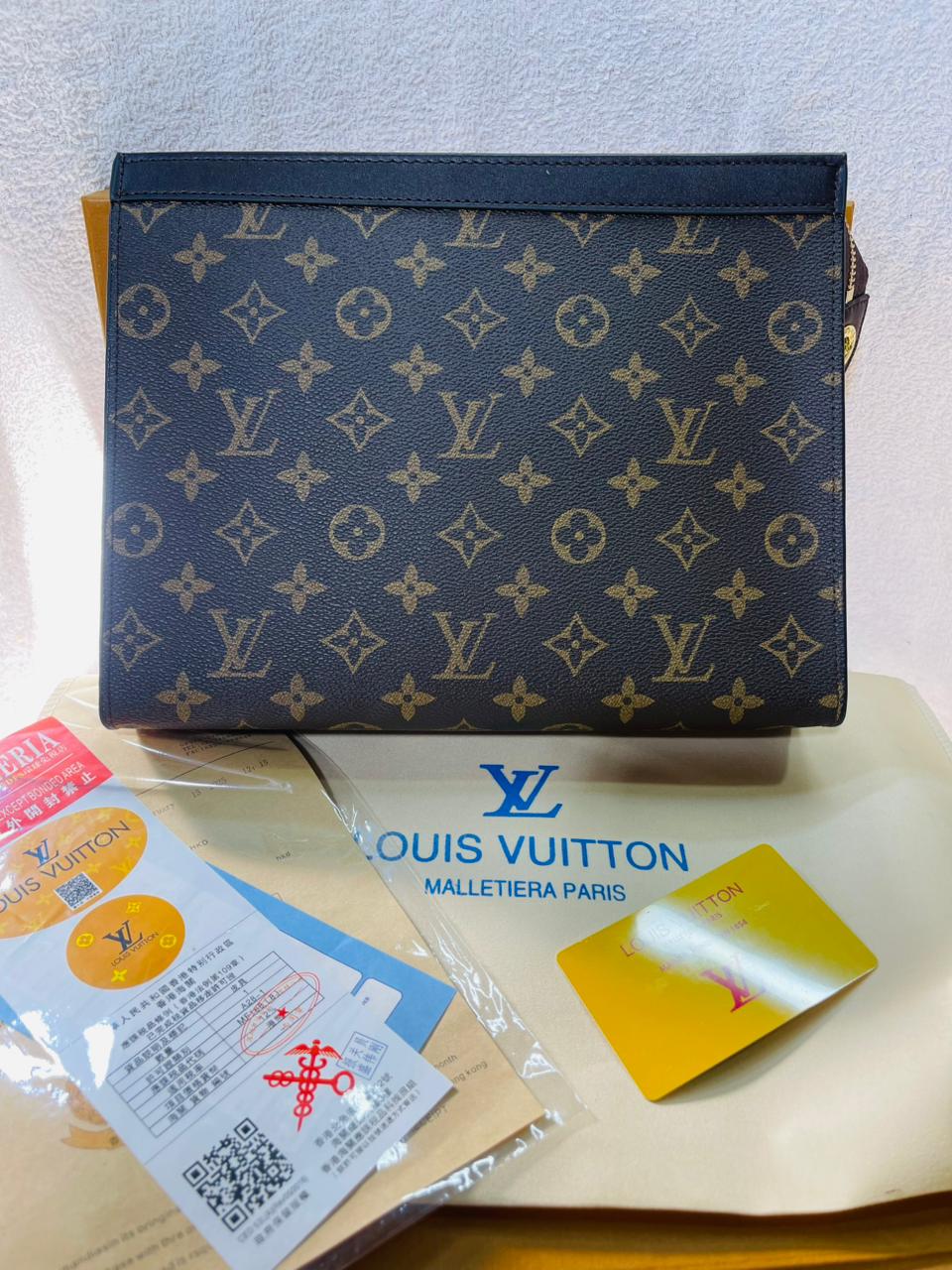 Luxury Monogram Zip Pouch