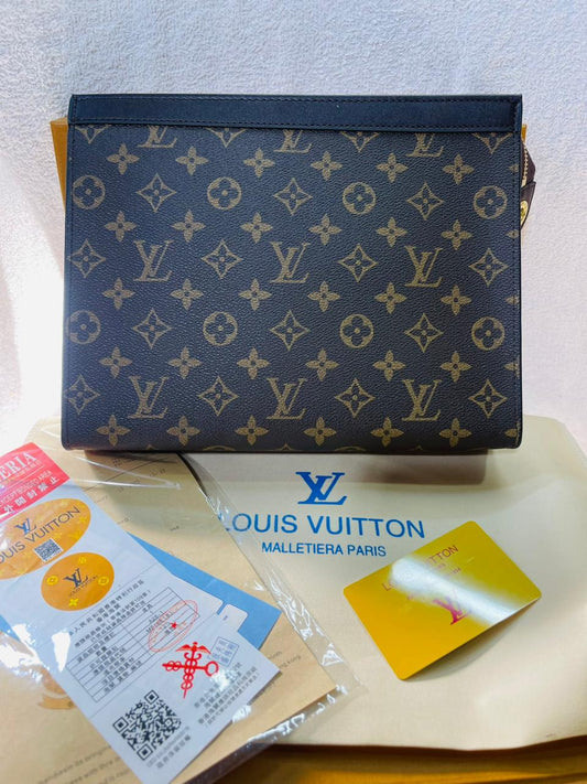 Luxury Monogram Zip Pouch