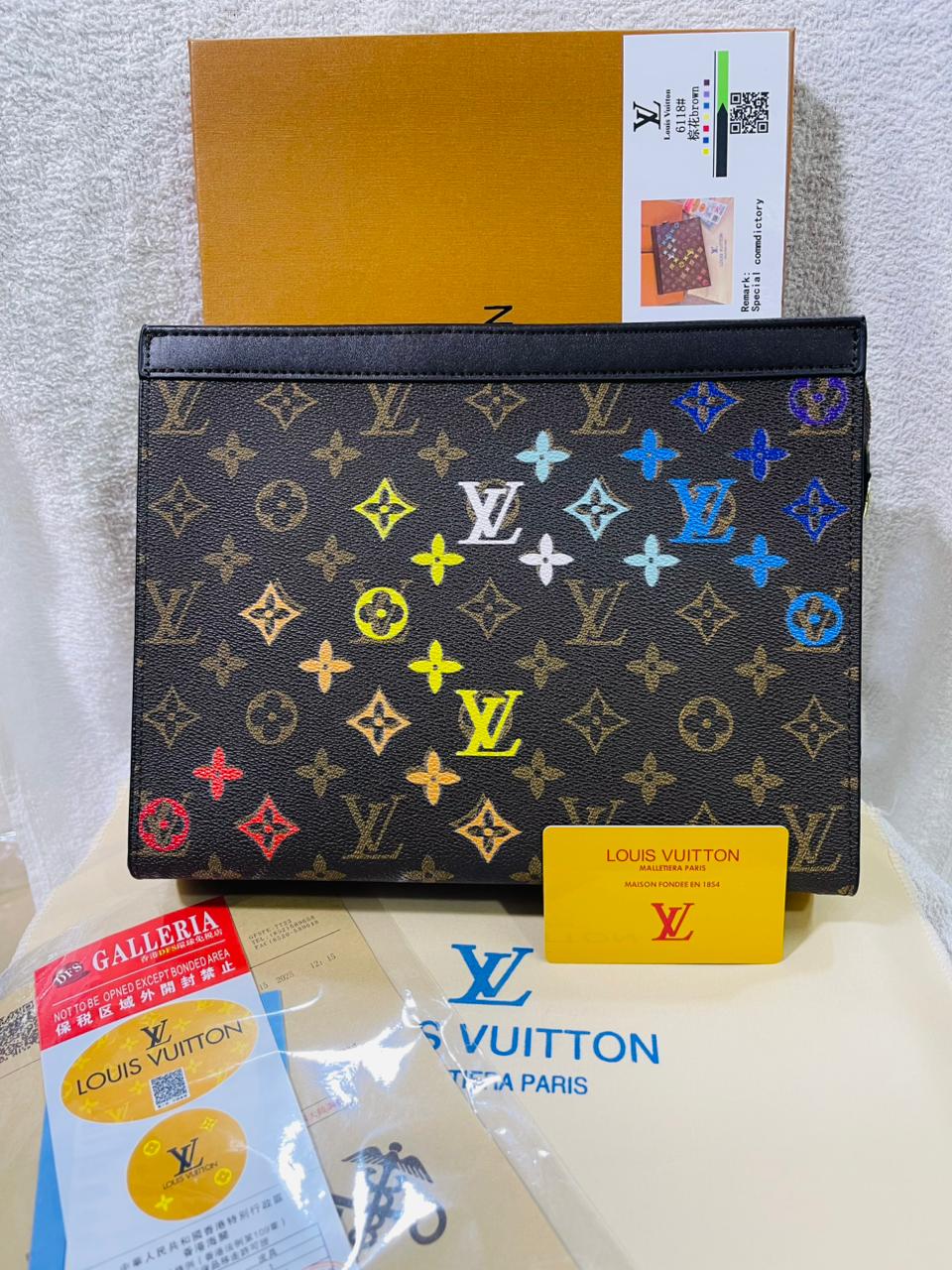 Luxury Monogram Zip Pouch