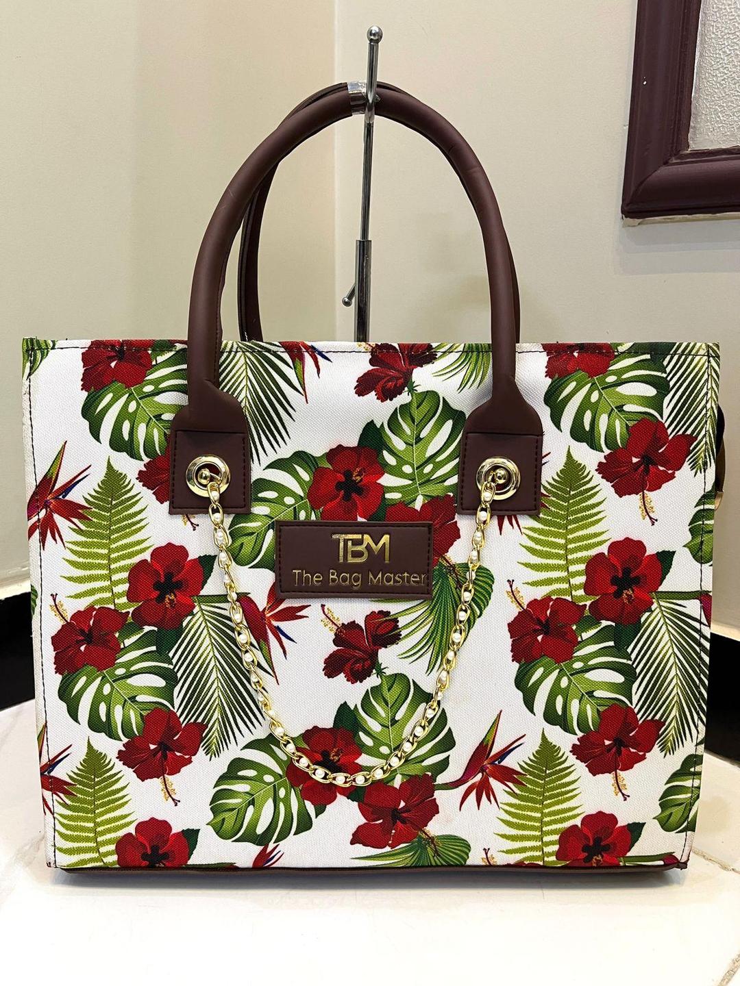 Girl's Canvas Printed Tote Bag