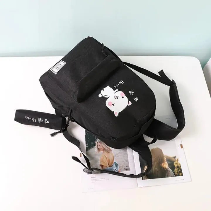 Girl's Little Soft Multipurpose Backpack Set