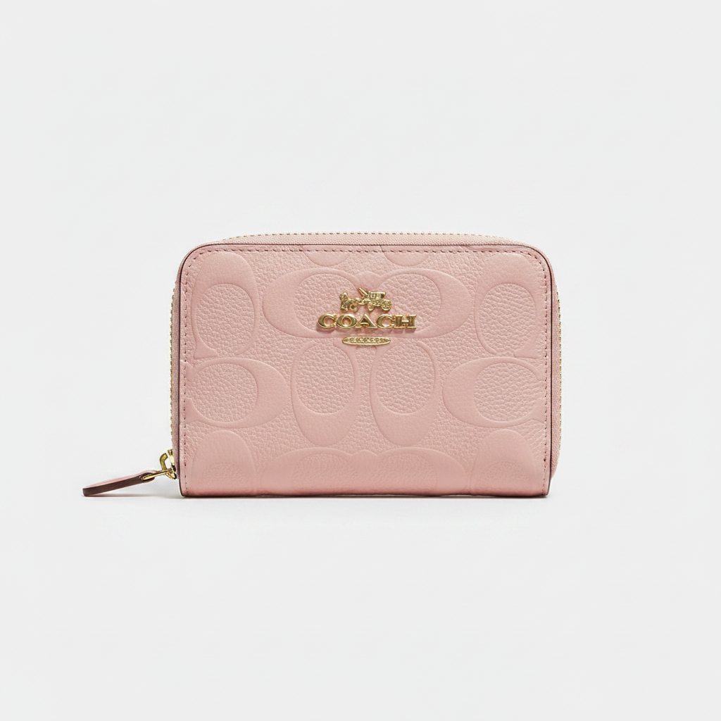 Designer Full Zip Card Holder Mini Wallet
