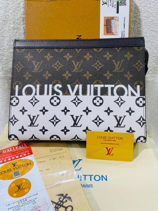 Luxury Monogram Zip Pouch