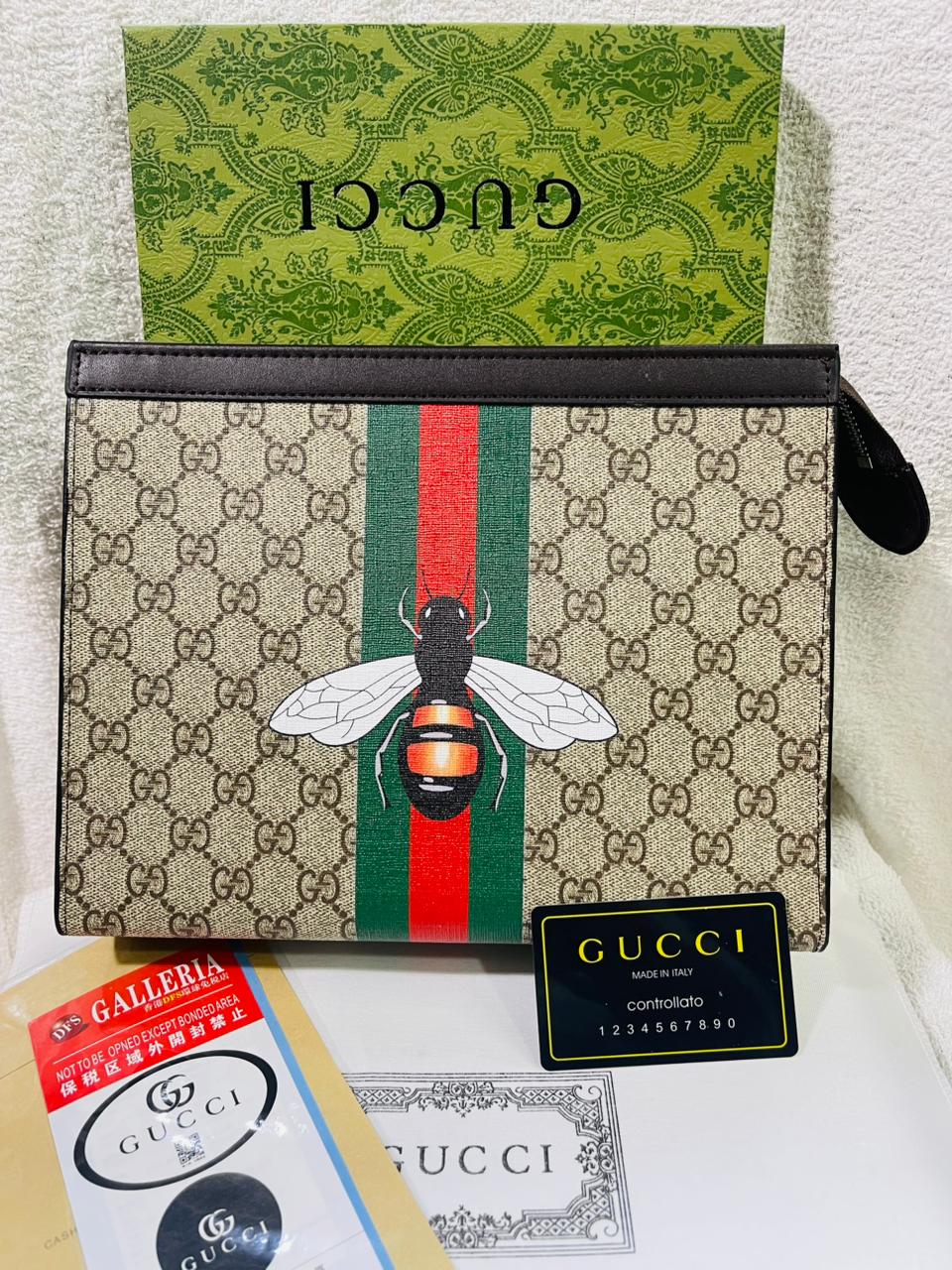 Luxury Monogram Zip Pouch