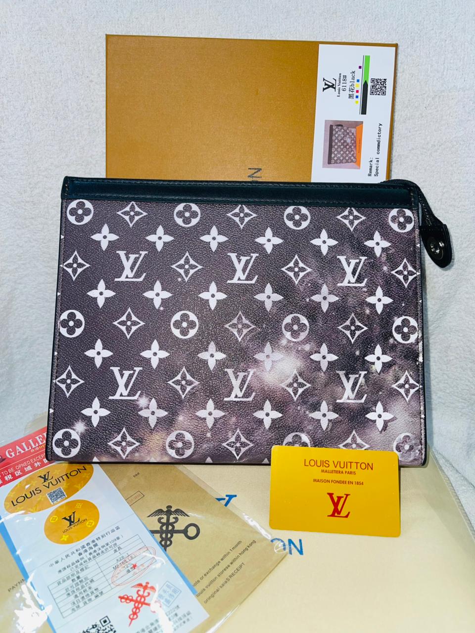 Luxury Monogram Zip Pouch