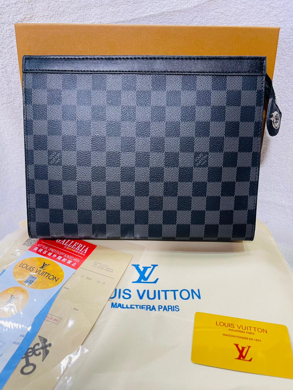 Luxury Monogram Zip Pouch