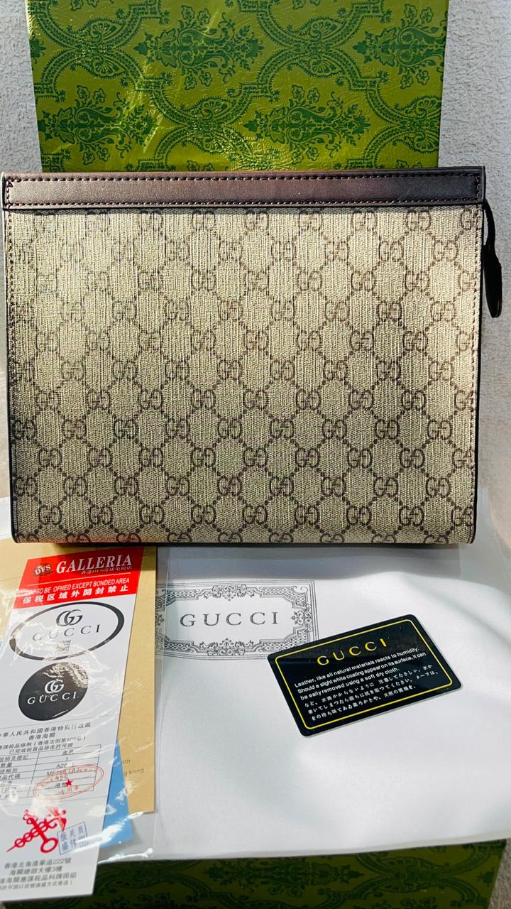 Luxury Monogram Zip Pouch