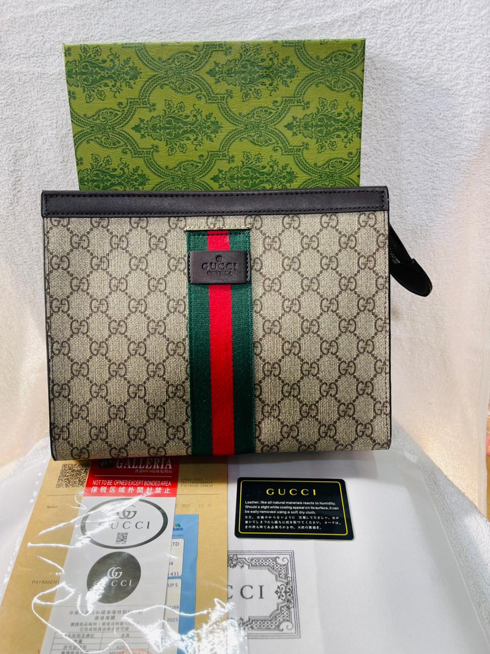 Luxury Monogram Zip Pouch