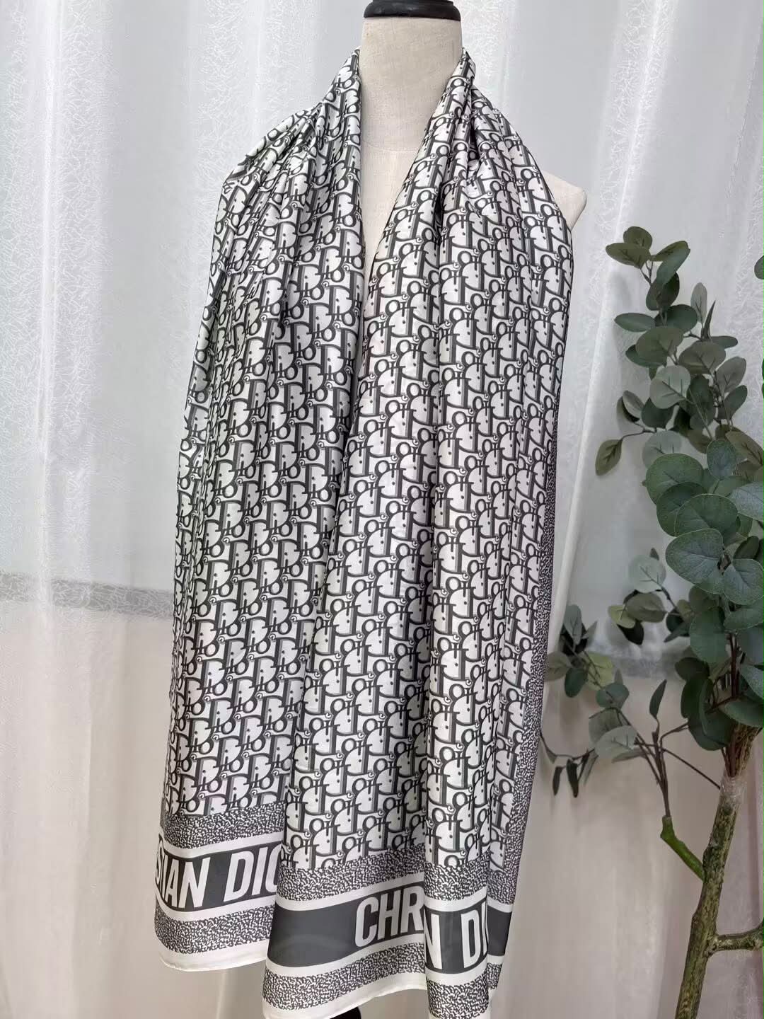 Luxury Monogram Printed Stoles for Women