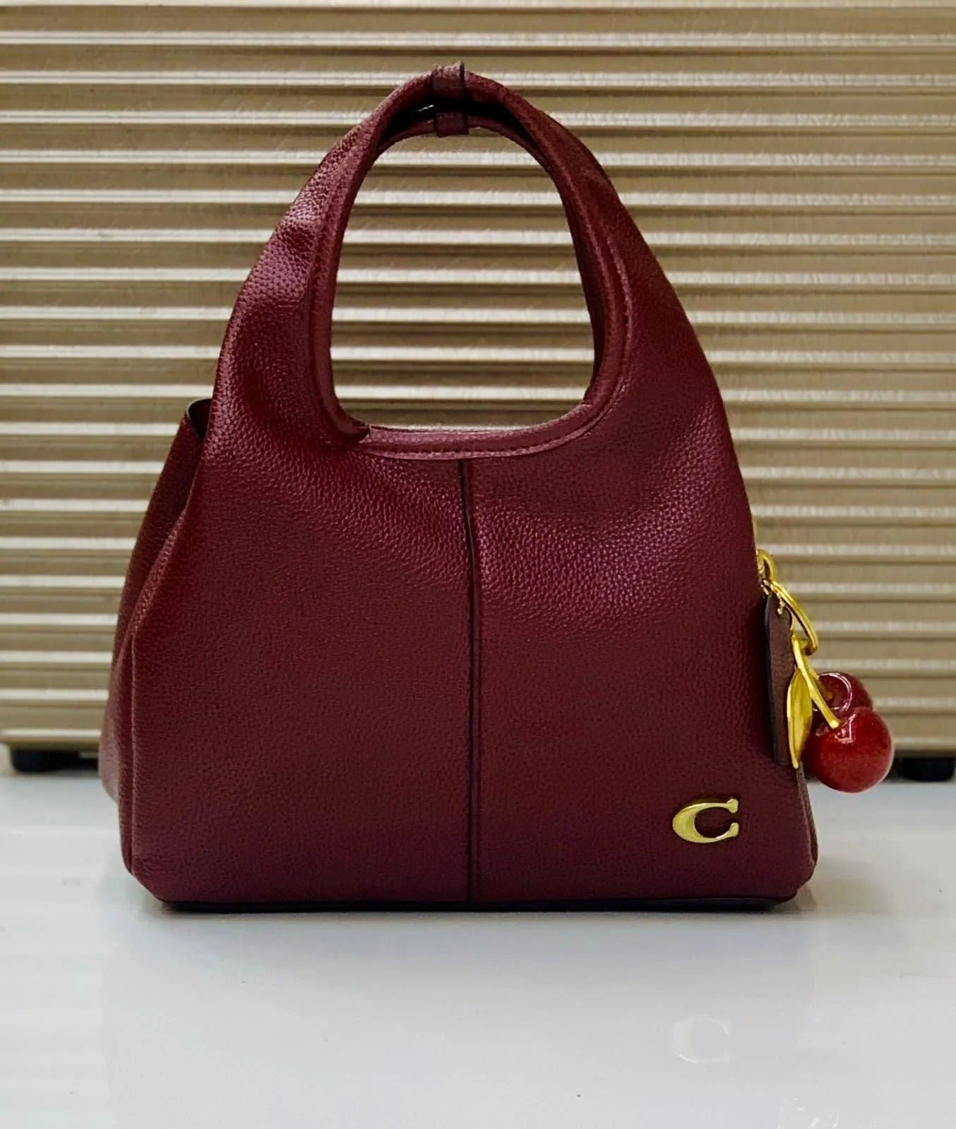 Coach Lana 23 Shoulder Bag Mahroon