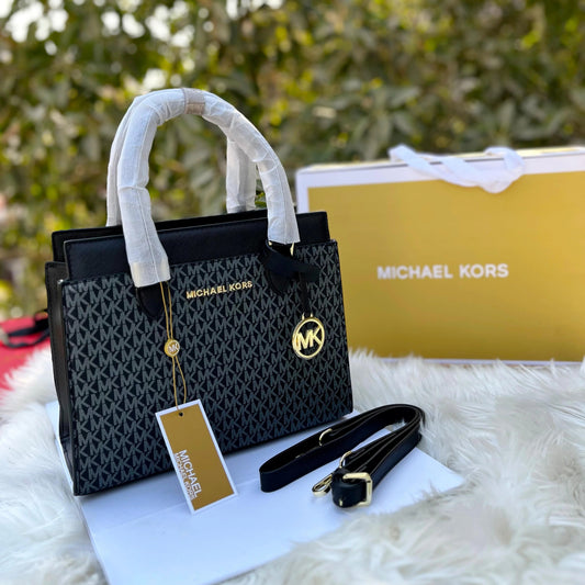 Michael Kors Mercer Hand Bag in Black