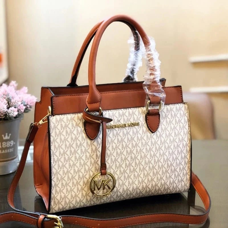 Michael Kors Mercer Hand Bag in Bronze