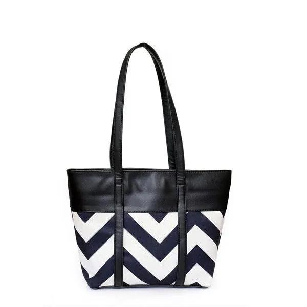 Trendy Textured Tote Bag