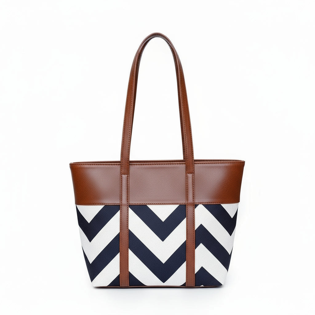 Trendy Textured Tote Bag