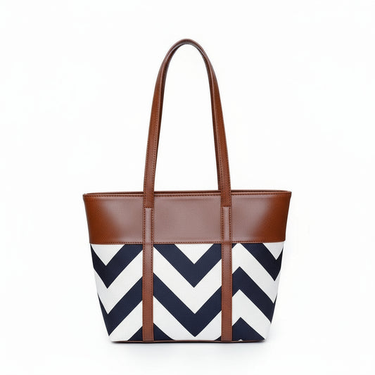 Trendy Textured Tote Bag