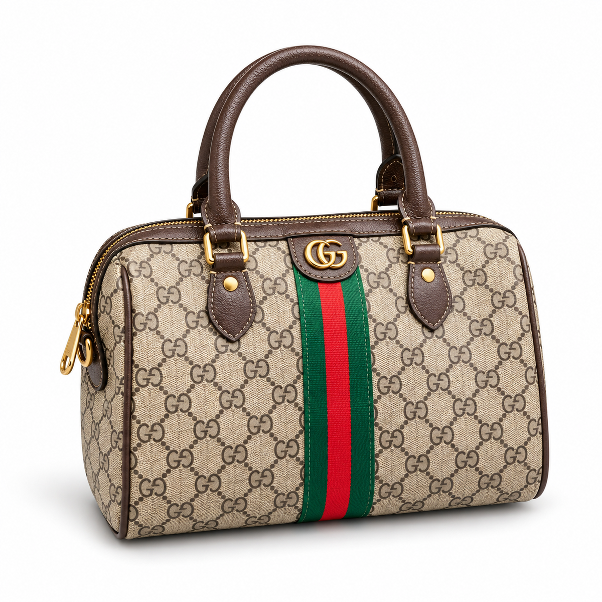 Luxury Monogram Top Handle Handbag