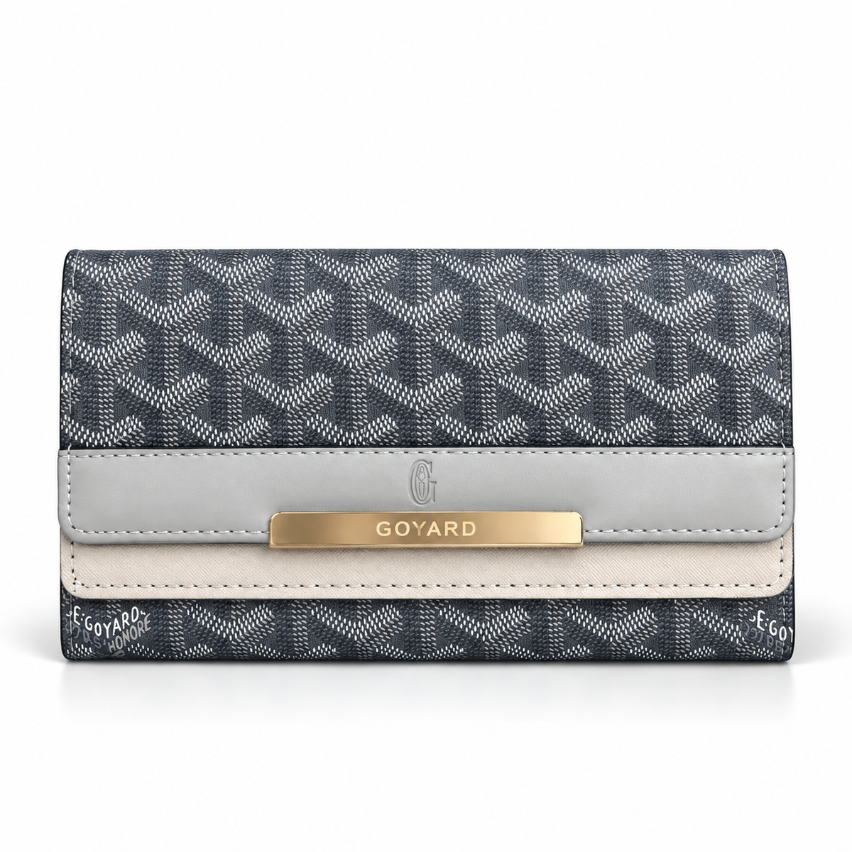 Luxury Patterned Long Wallet Clutch