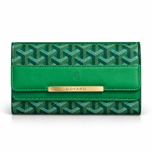Luxury Patterned Long Wallet Clutch