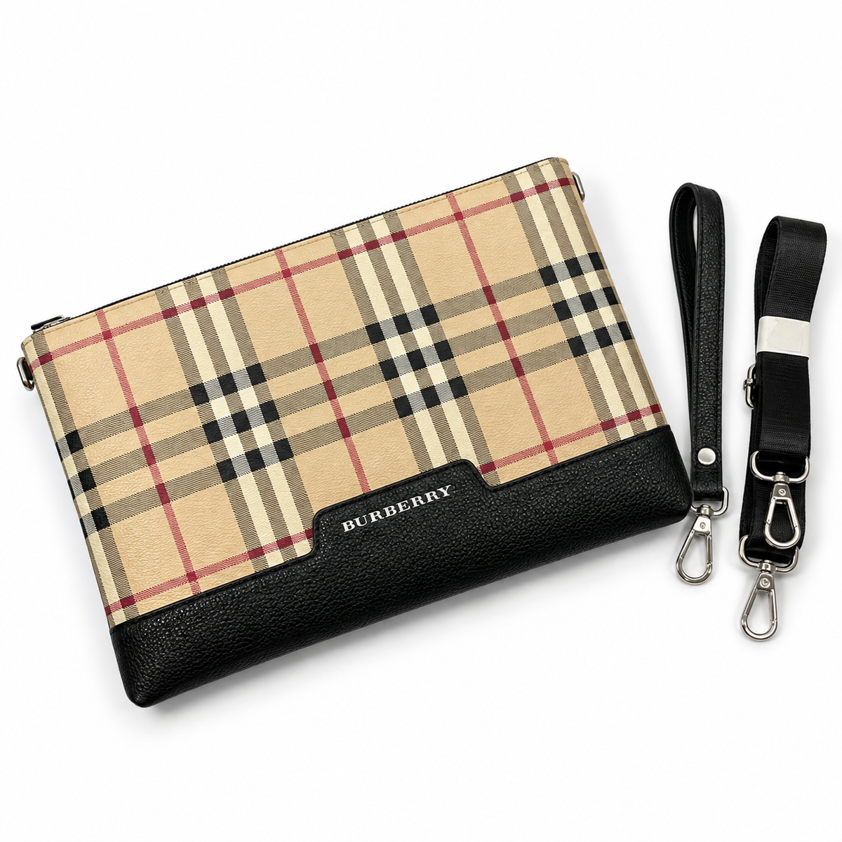 Premium Textured Crossbody Clutch Bag with Adjustable Strap