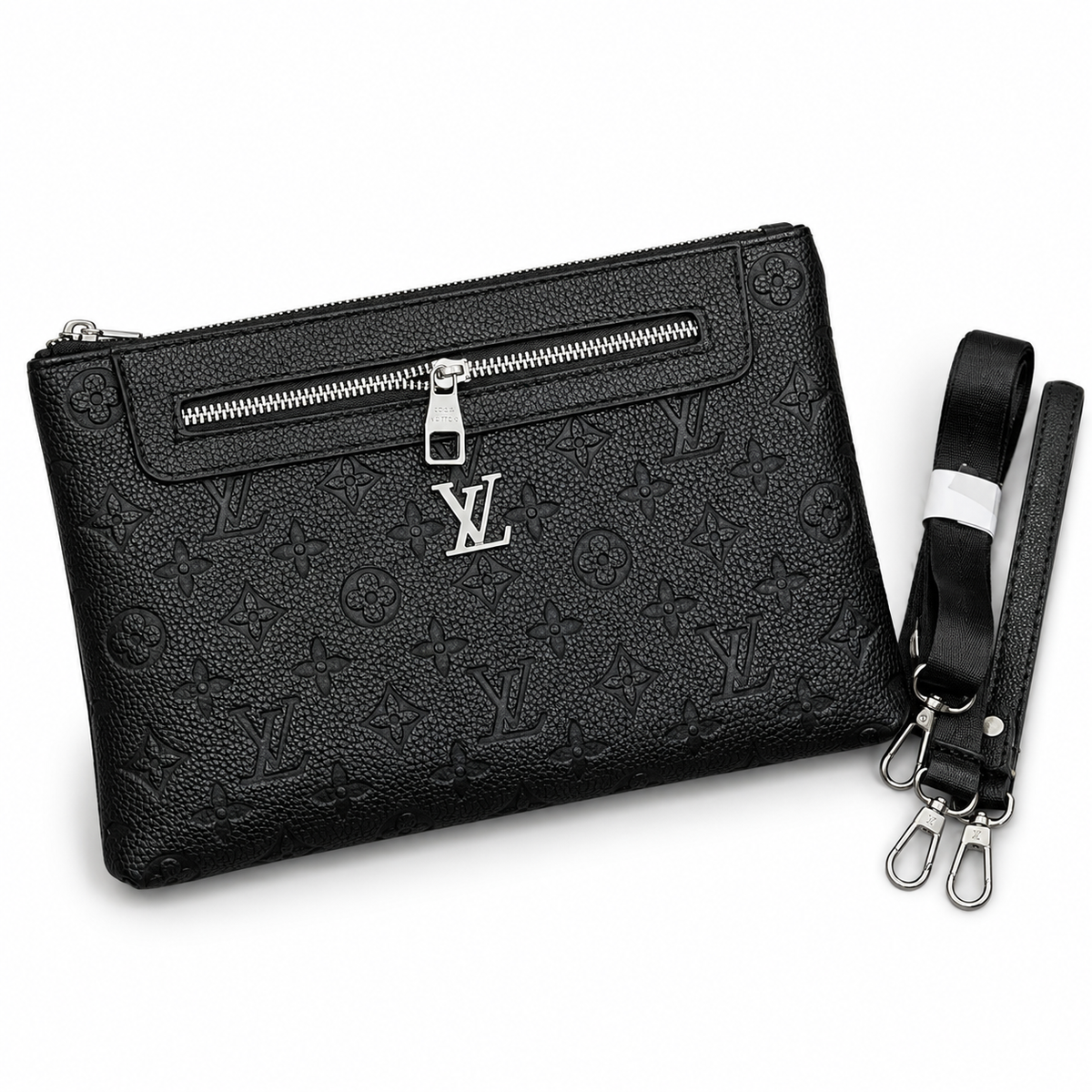 Premium Textured Crossbody Clutch Bag with Adjustable Strap