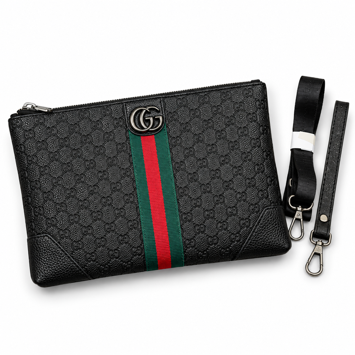 Premium Textured Crossbody Clutch Bag with Adjustable Strap