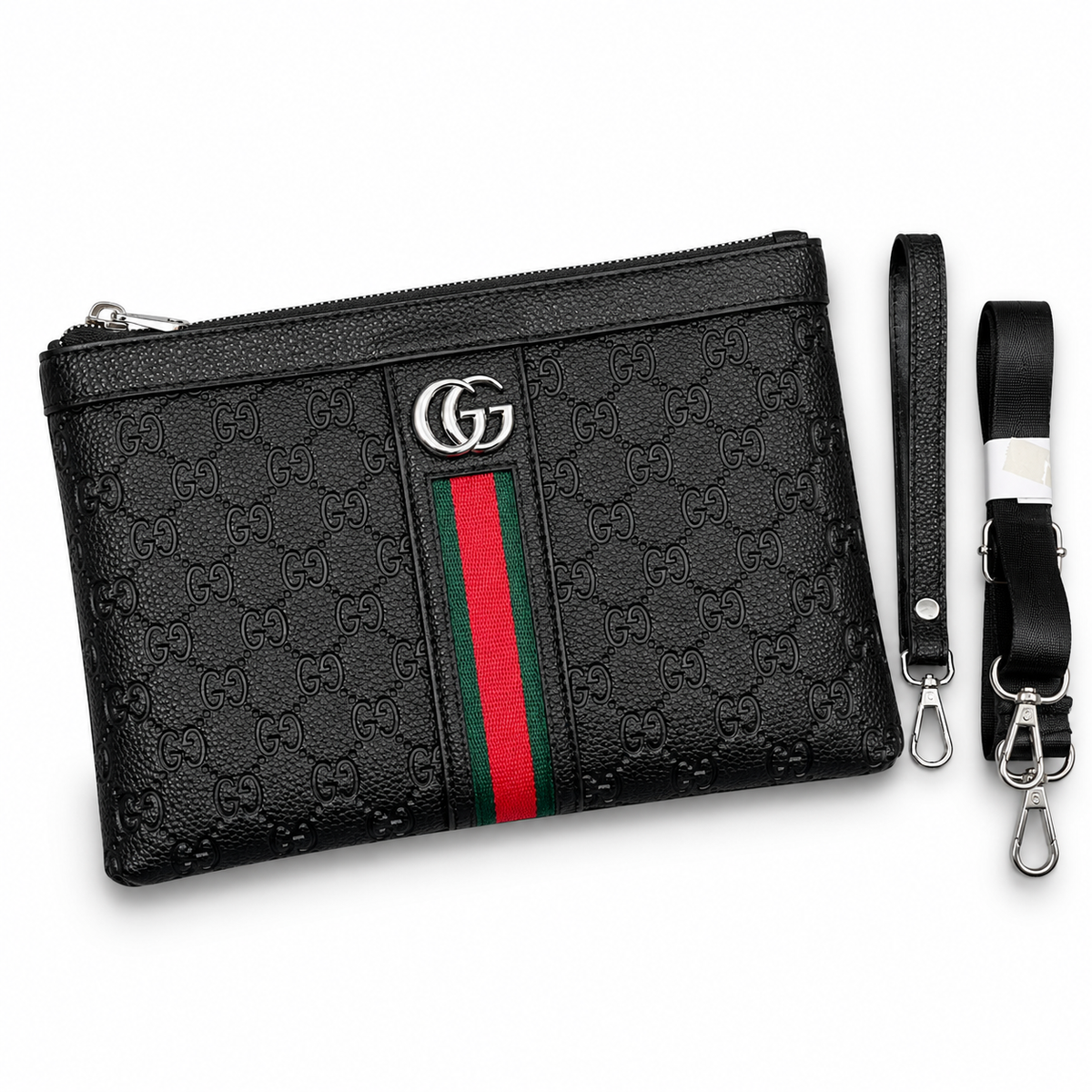Premium Textured Crossbody Clutch Bag with Adjustable Strap