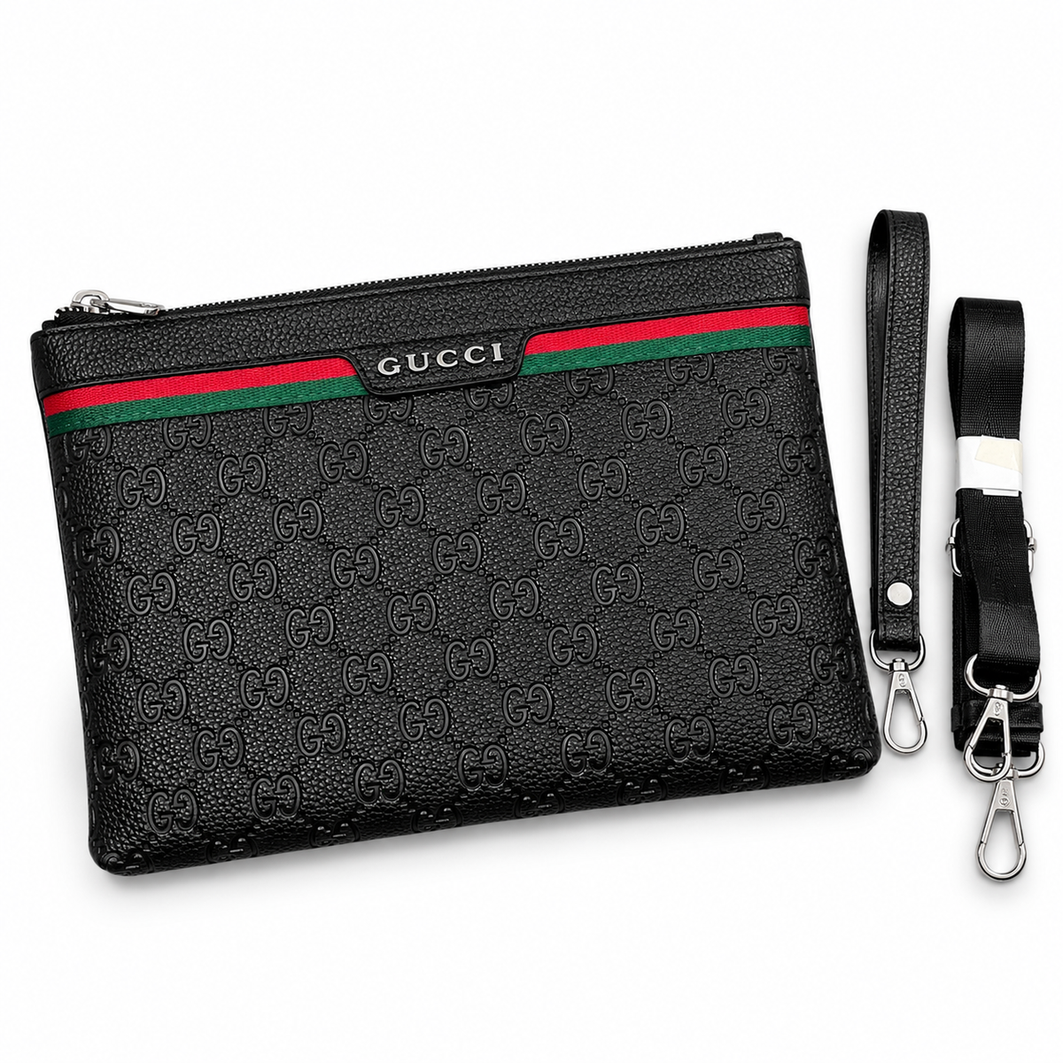 Premium Textured Crossbody Clutch Bag with Adjustable Strap