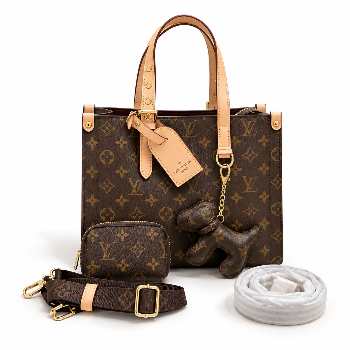 Luxury Inspired Structured Tote Bag for Women