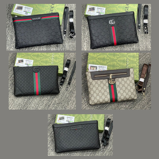 Premium Textured Crossbody Clutch Bag with Adjustable Strap