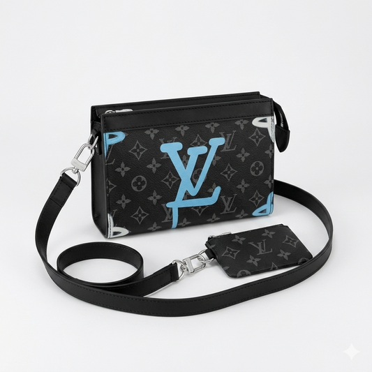 Premium Designer-Inspired Shoulder Bag Black