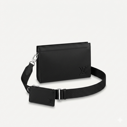Premium Designer-Inspired Shoulder Bag Black