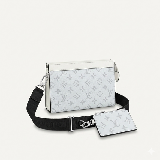Premium Designer-Inspired Shoulder Bag White