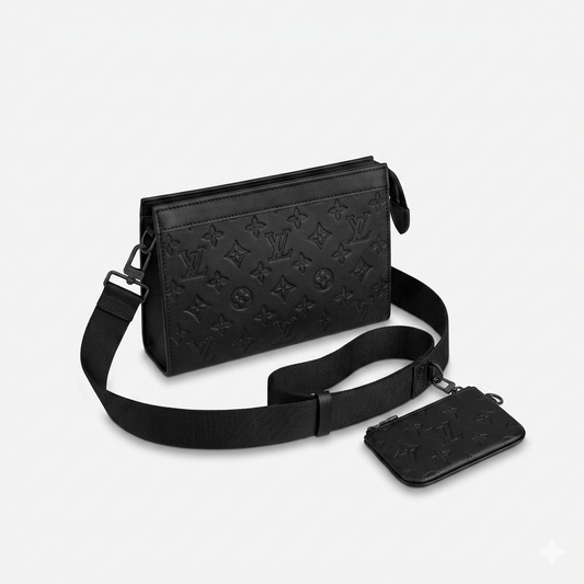 Premium Designer-Inspired Shoulder Bag Black
