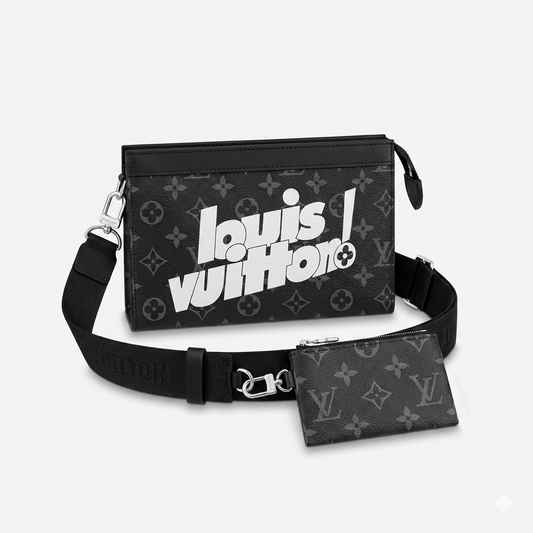Premium Designer-Inspired Shoulder Bag Black