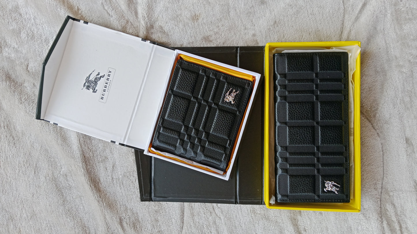 Burberry Bifold Men's Genuine Leather Wallet