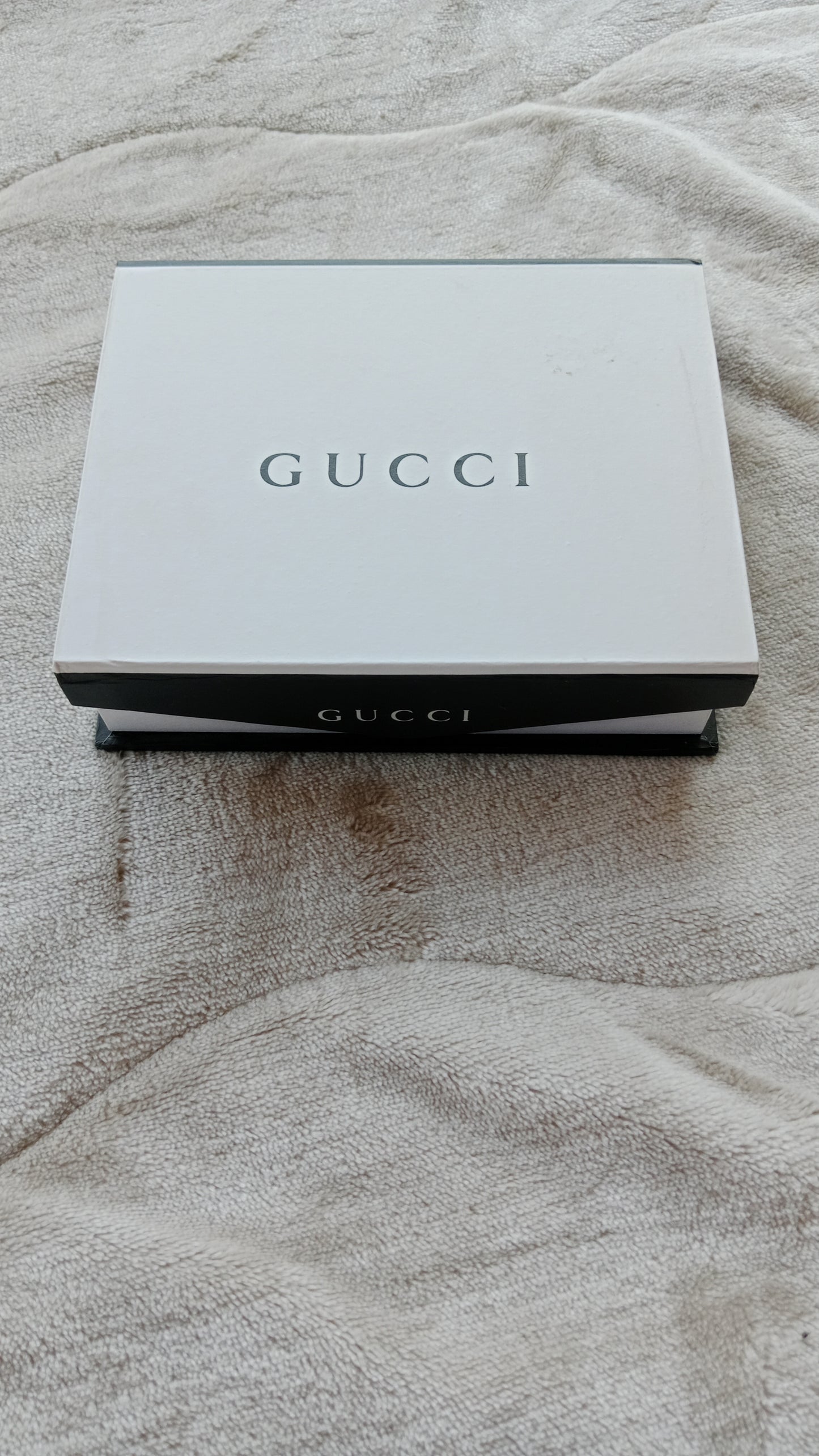 Gucci Small Embossed Logo Genuine Leather Wallet