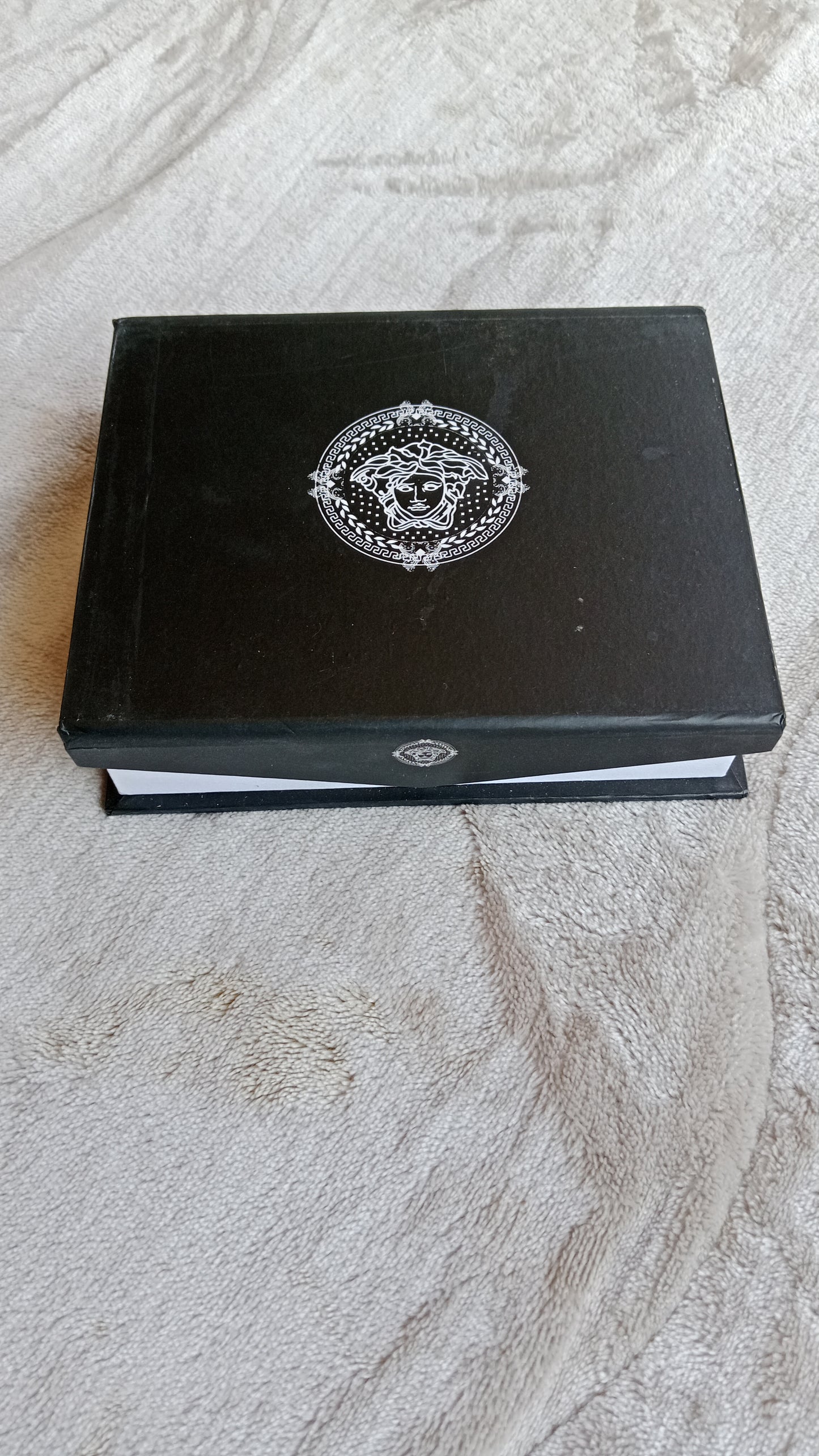 Versace Wallet For Men Leather Black