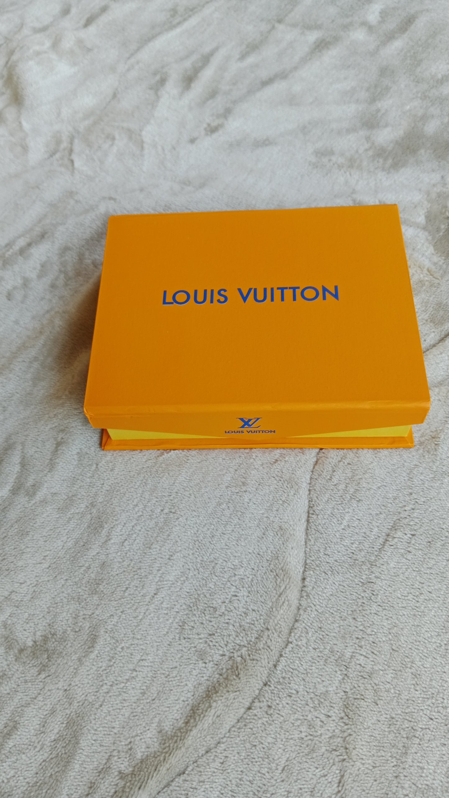 Designer LV Leather Men Wallet Black