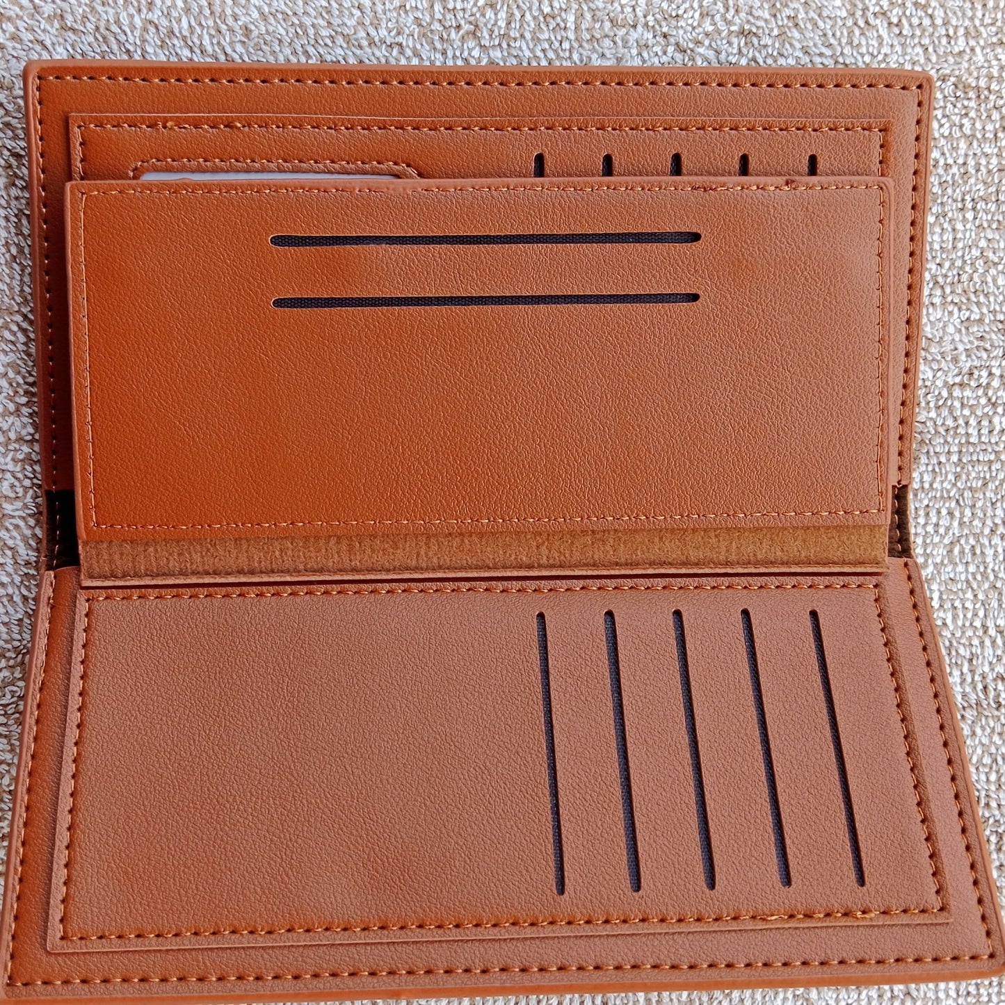 Imperial Horse Long Leather Wallet Brown