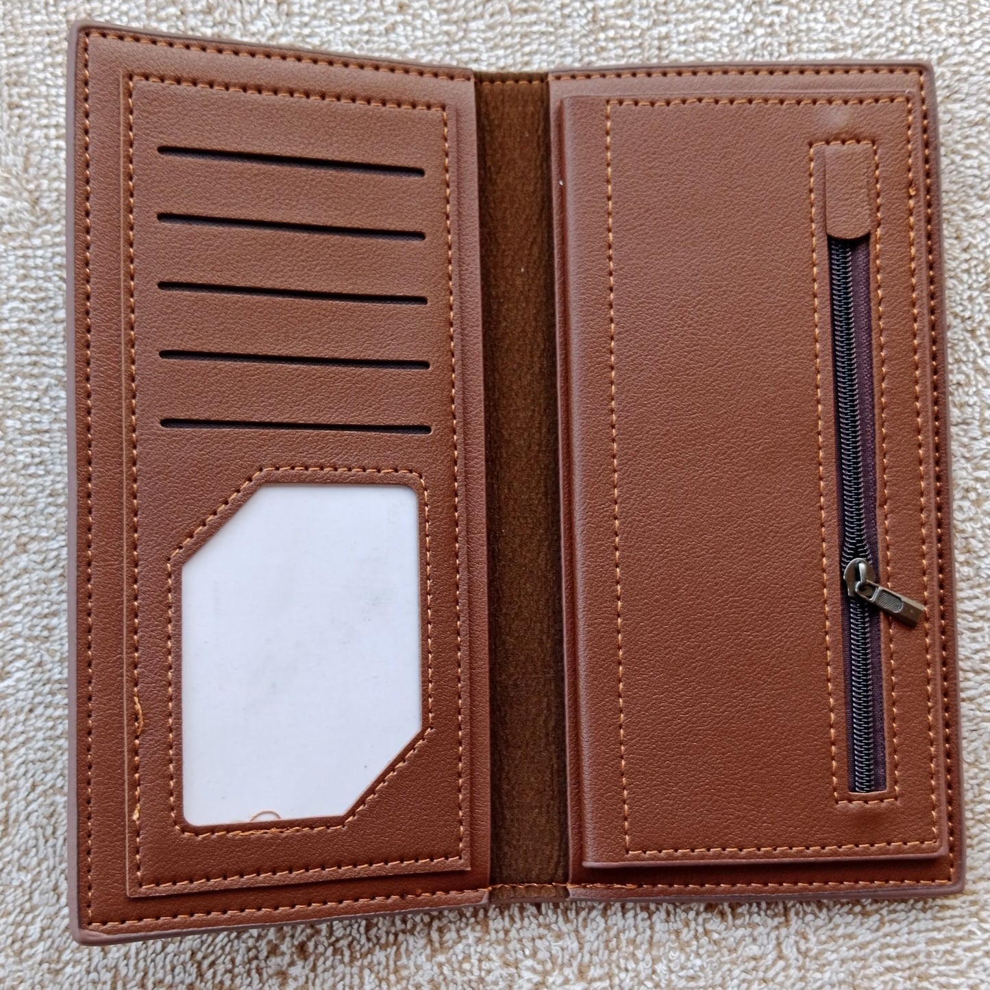 Imperial Horse Coffee Long Leather Wallet