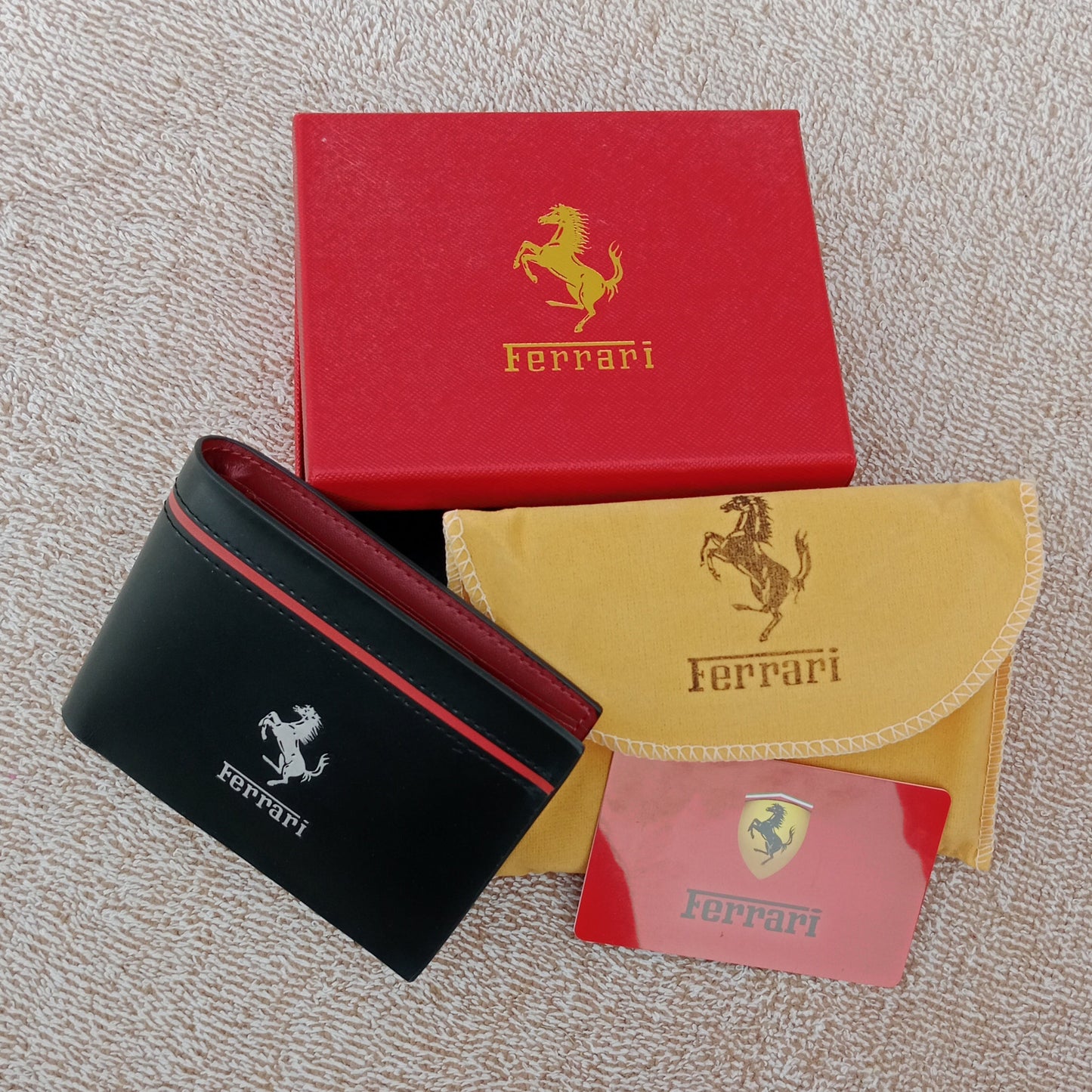 Ferrari Black Wallet for Men