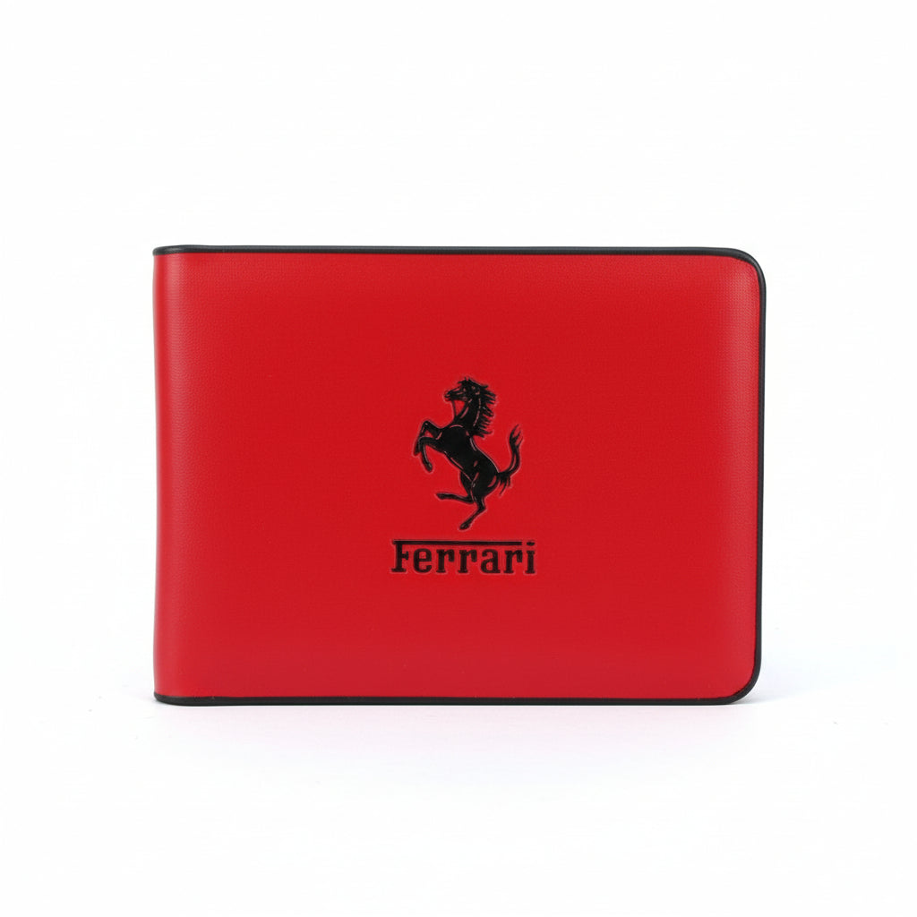 Ferrari Red Wallet For Men