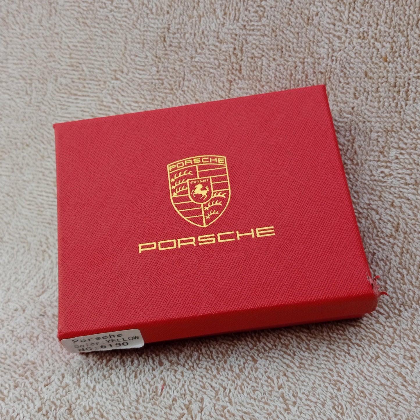 Porsche Yellow Wallet for Men