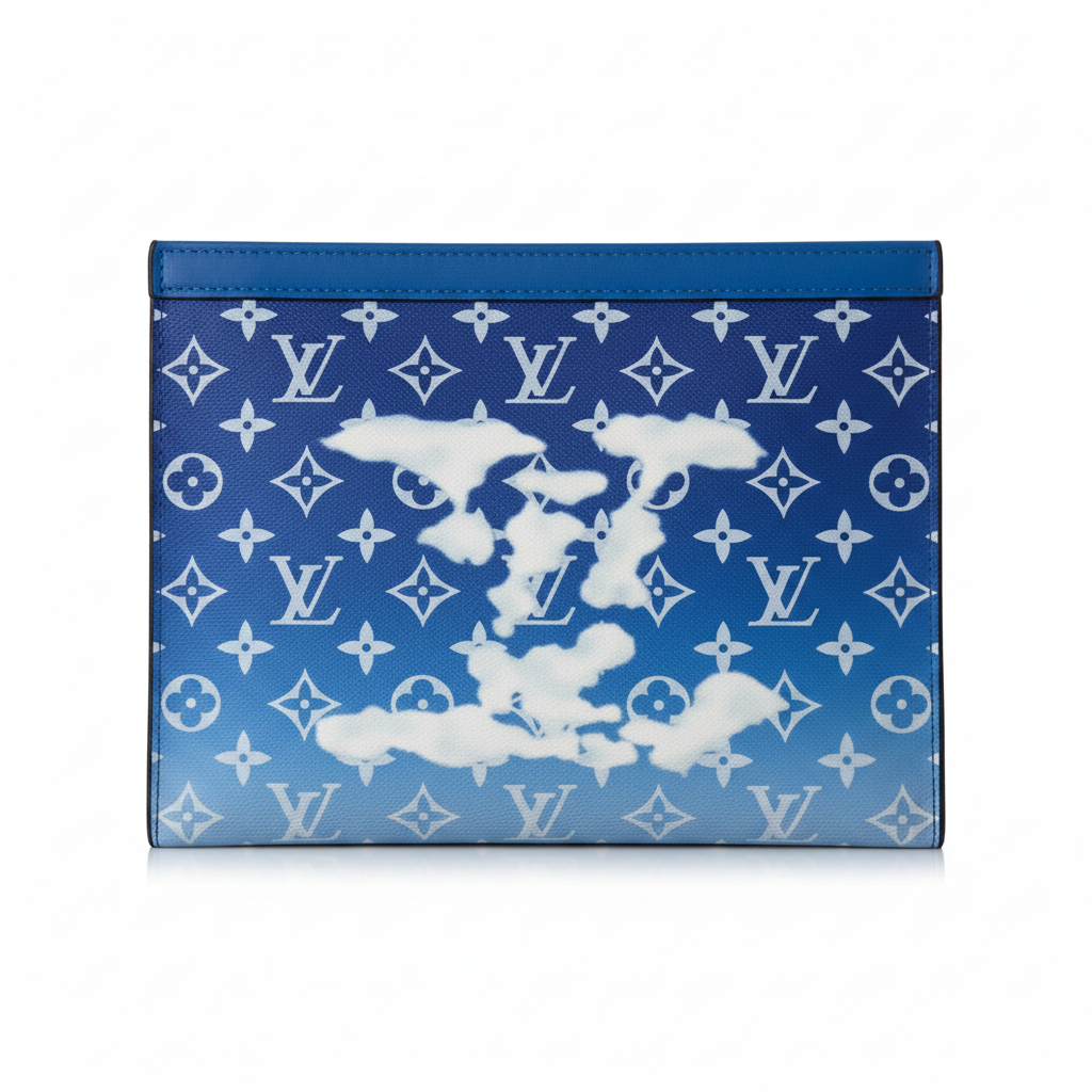 Luxury Monogram Zip Pouch