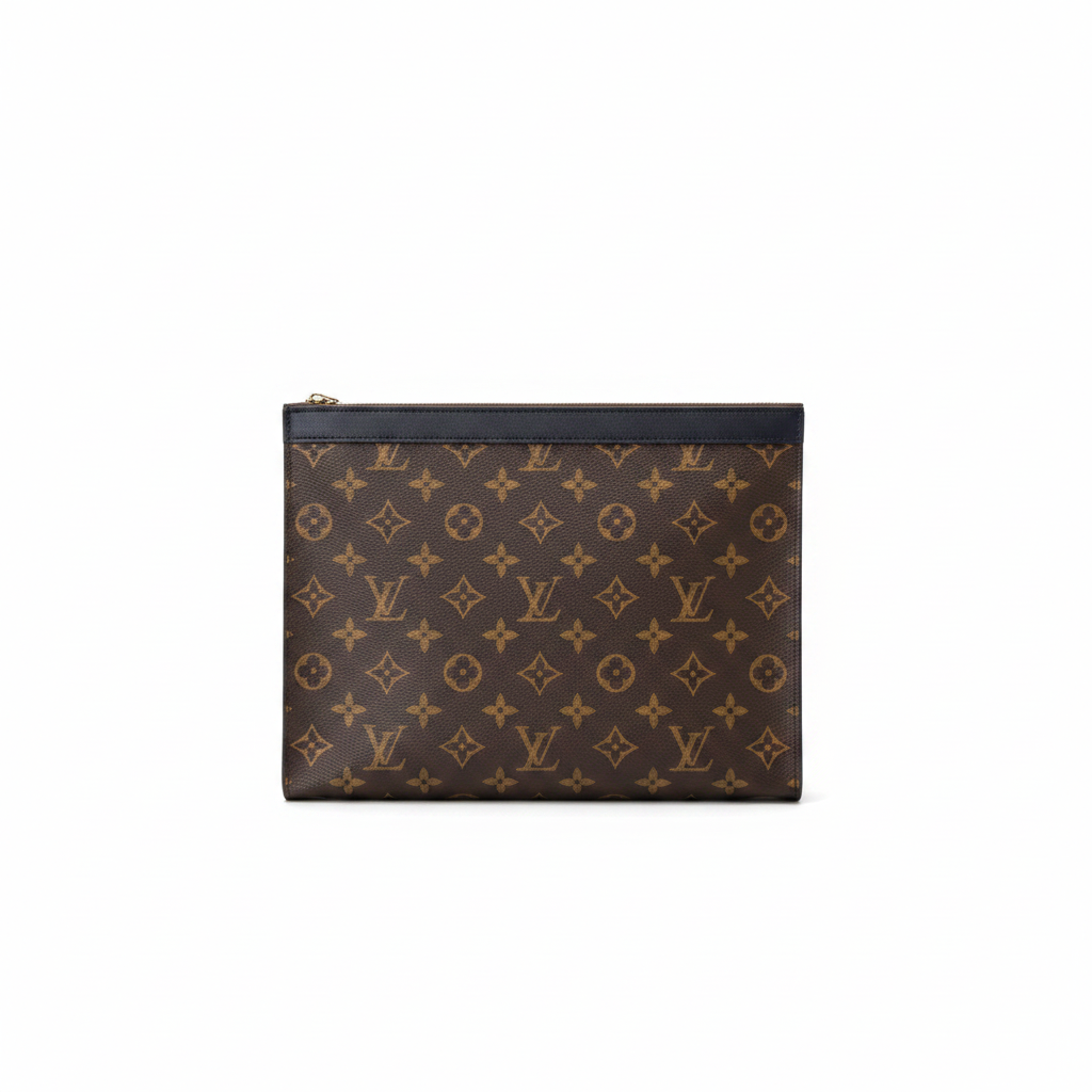 Luxury Monogram Zip Pouch