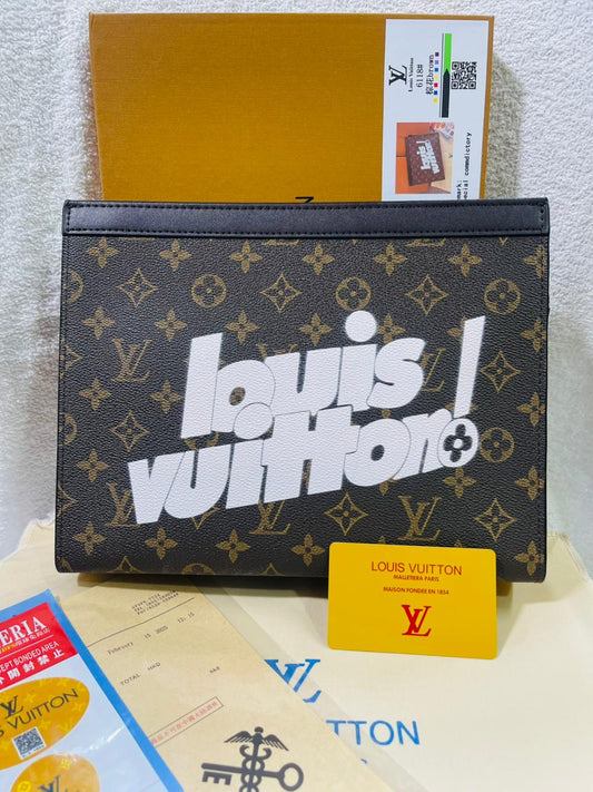 Luxury Monogram Zip Pouch