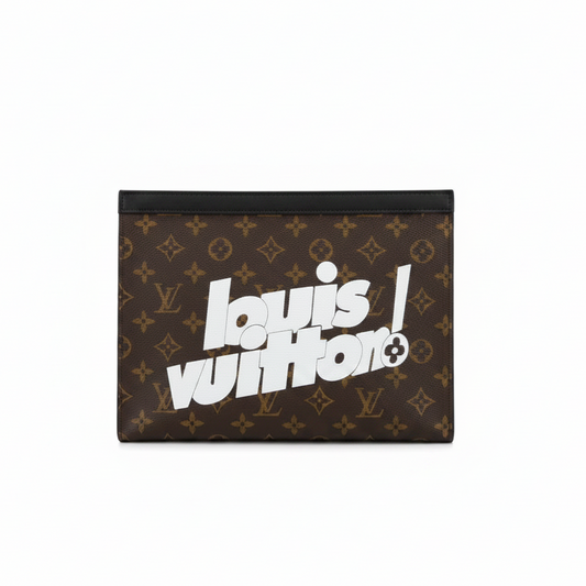 Luxury Monogram Zip Pouch