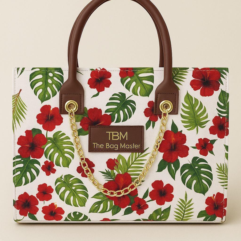 Girl's Canvas Printed Tote Bag