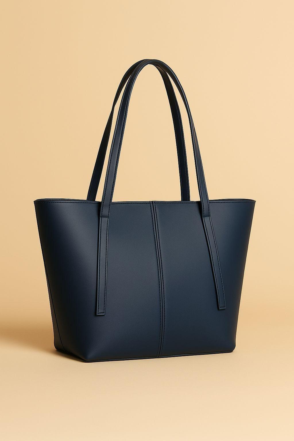 Girl' PU leather Plain Tote Bag